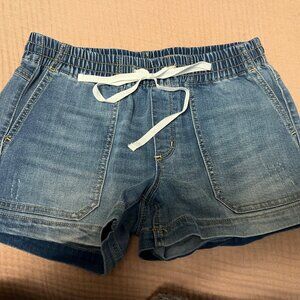 Women's INC denim shorts with drawstring SZ 0